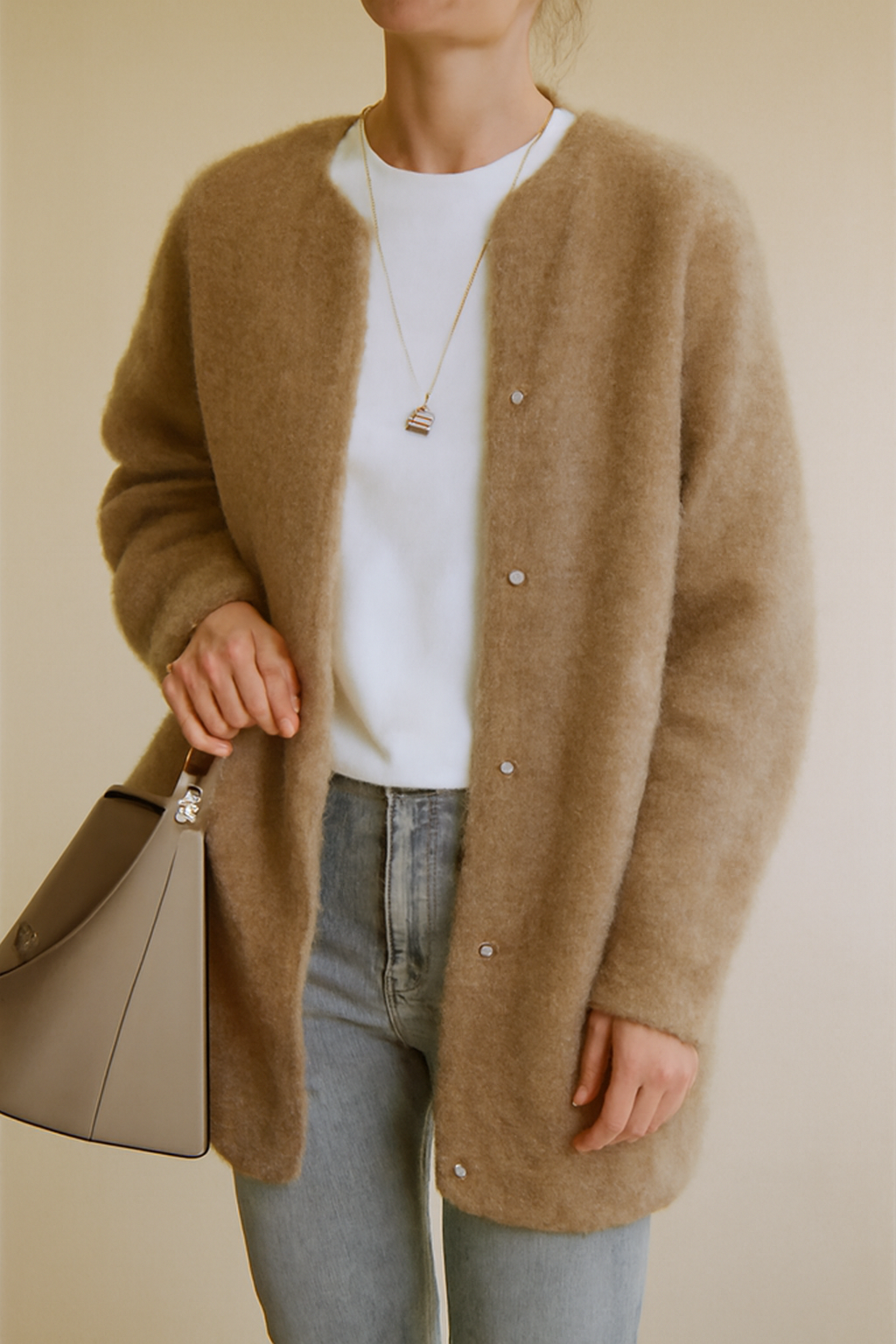 Freya - Women's Button-Up Knit Cardigan
