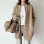 Freya - Women's Button-Up Knit Cardigan