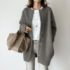 Freya - Women's Button-Up Knit Cardigan