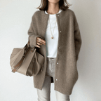 Freya - Women's Button-Up Knit Cardigan