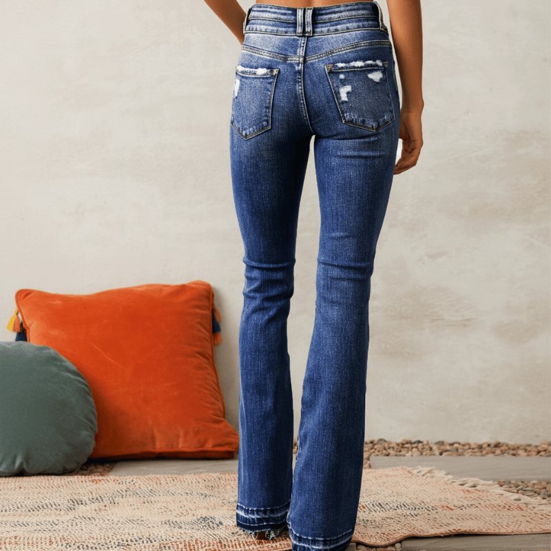 Freya - Women's Stylish Bootcut Denim Jeans