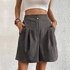 Freya - Women's Stylish Pleated Shorts