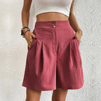 Freya - Women's Stylish Pleated Shorts