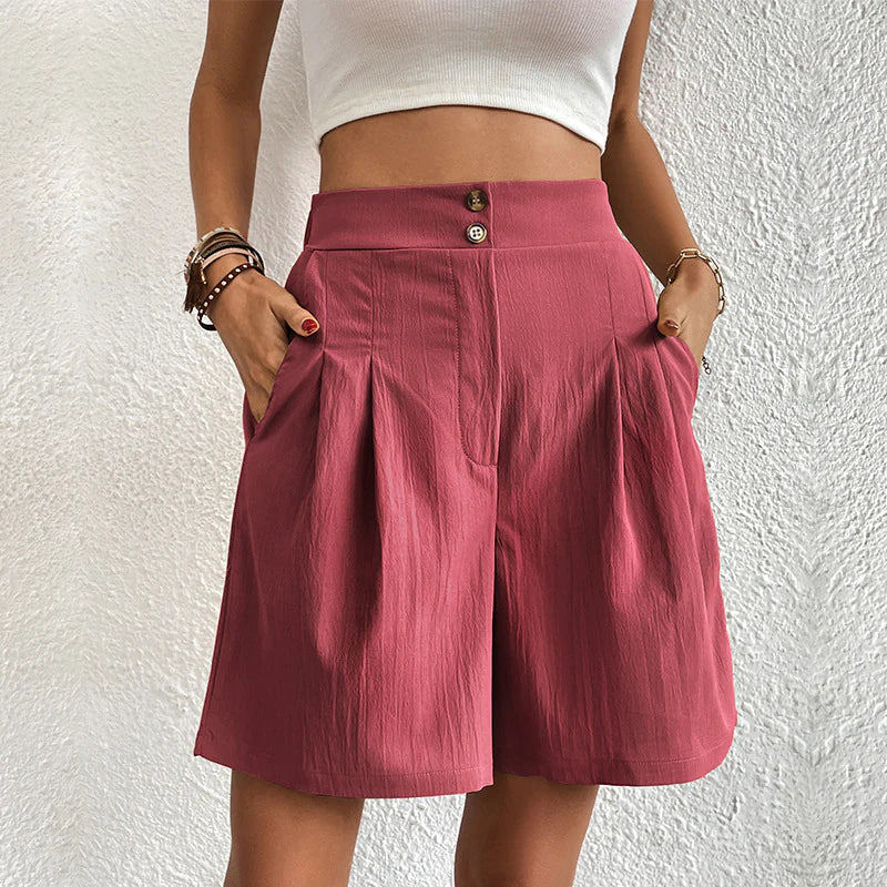Freya - Women's Stylish Pleated Shorts