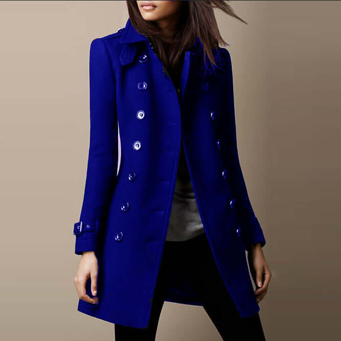 Greta - Women's Classic Double-Breasted Winter Coat