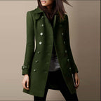 Greta - Women's Classic Double-Breasted Winter Coat