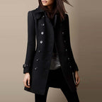 Greta - Women's Classic Double-Breasted Winter Coat