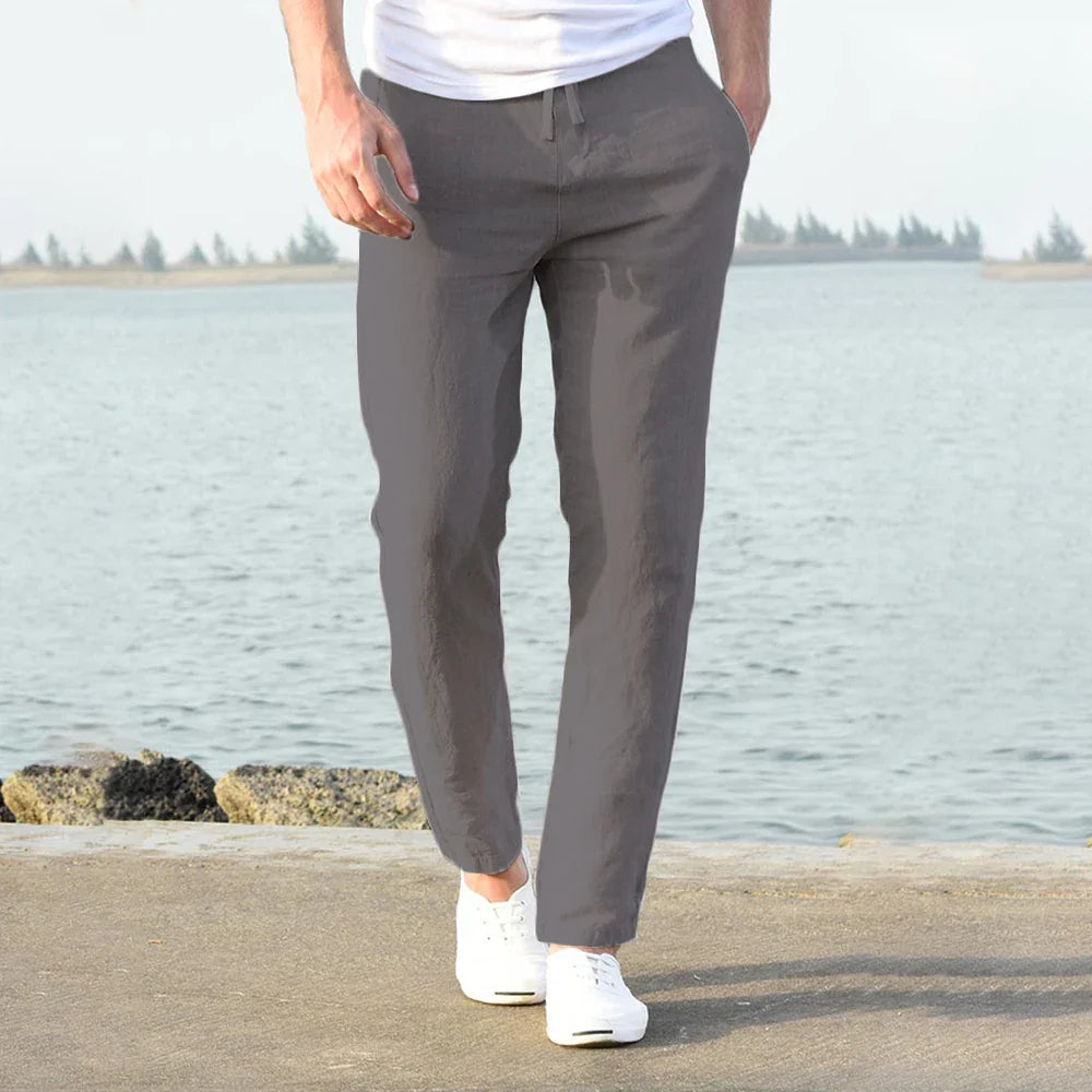 Idris - Men's Casual Drawstring Trousers