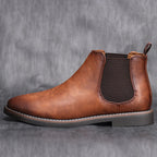 Idris - Men's Classic Chelsea Boots in Faux Leather
