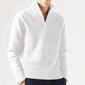 Idris - Men's Classic Quarter Zip Knitted Jumper
