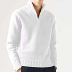 Idris - Men's Classic Quarter Zip Knitted Jumper