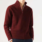 Idris - Men's Classic Quarter Zip Knitted Jumper