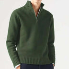 Idris - Men's Classic Quarter Zip Knitted Jumper