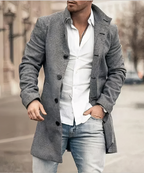 Idris - Men's Stylish Longline Trench Coat