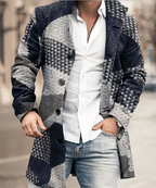 Idris - Men's Stylish Longline Trench Coat