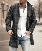 Idris - Men's Stylish Longline Trench Coat