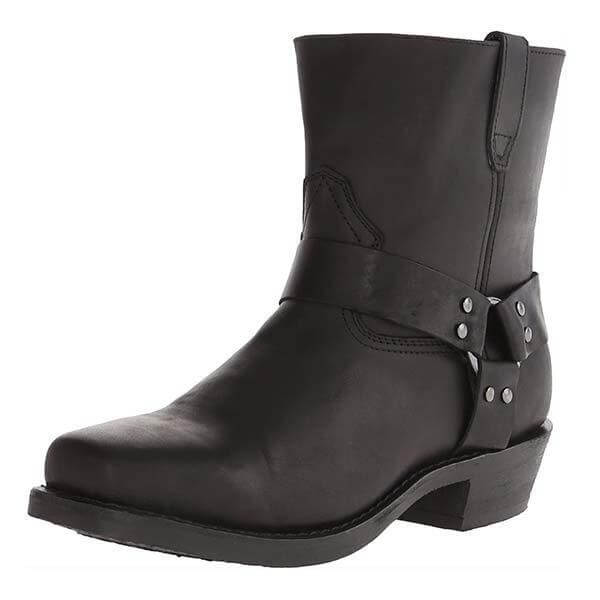 Imogen - Women's Leather-Look Calf Boots with Strap Detail