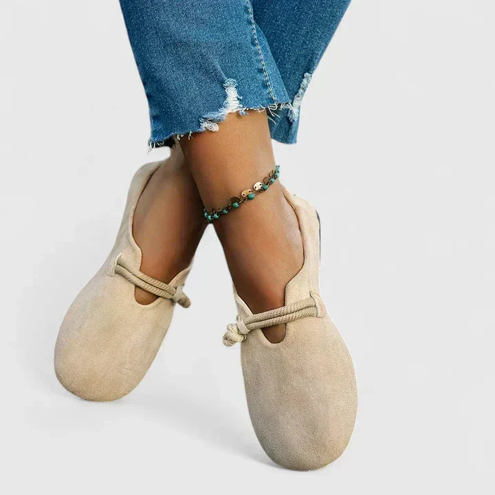 Isabeau - Women's Casual Loafers with Rope Detail