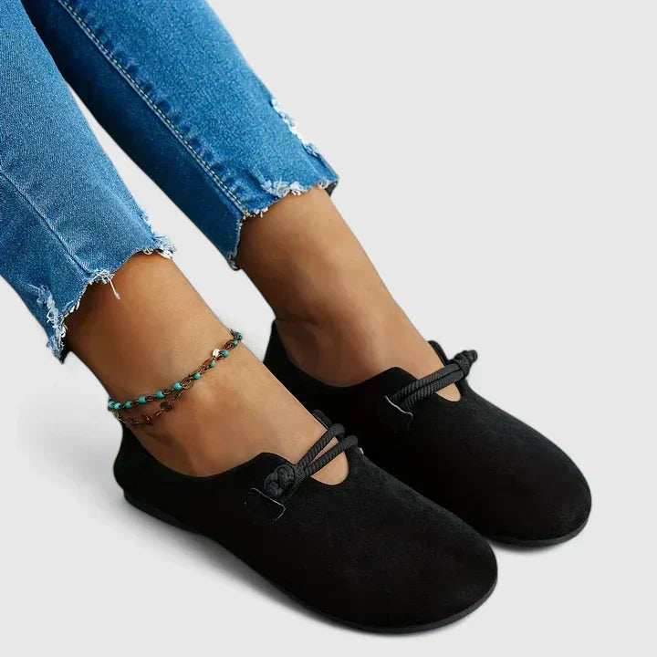 Isabeau - Women's Casual Loafers with Rope Detail
