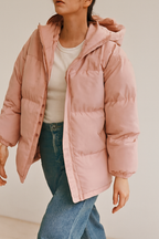 Isolde - Women's Cosy Puffer Winter Coat with Hood