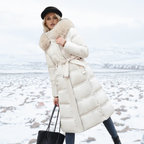 Isolde - Women's Elegant Faux Puffer Coat