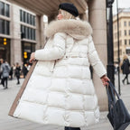 Isolde - Women's Elegant Faux Puffer Coat