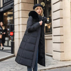 Isolde - Women's Elegant Faux Puffer Coat
