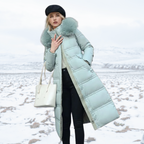 Isolde - Women's Elegant Faux Puffer Coat