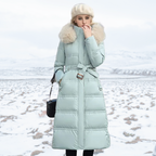 Isolde - Women's Elegant Faux Puffer Coat