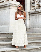 Isolde - Women's Elegant Tiered Maxi Skirt