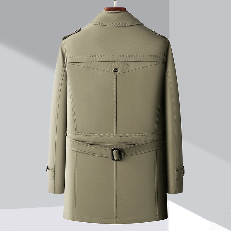 Jasper - Men's Classic Double-Breasted Trench Coat