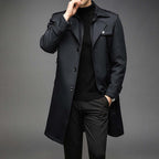 Jasper - Men's Classic Double-Breasted Trench Coat