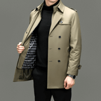 Jasper - Men's Classic Double-Breasted Trench Coat