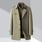 Jasper - Men's Classic Double-Breasted Trench Coat