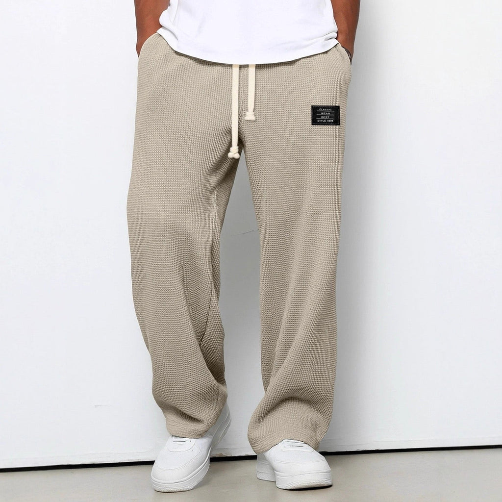 Jaxon - Men's Comfy Waffle Knit Lounge Trousers
