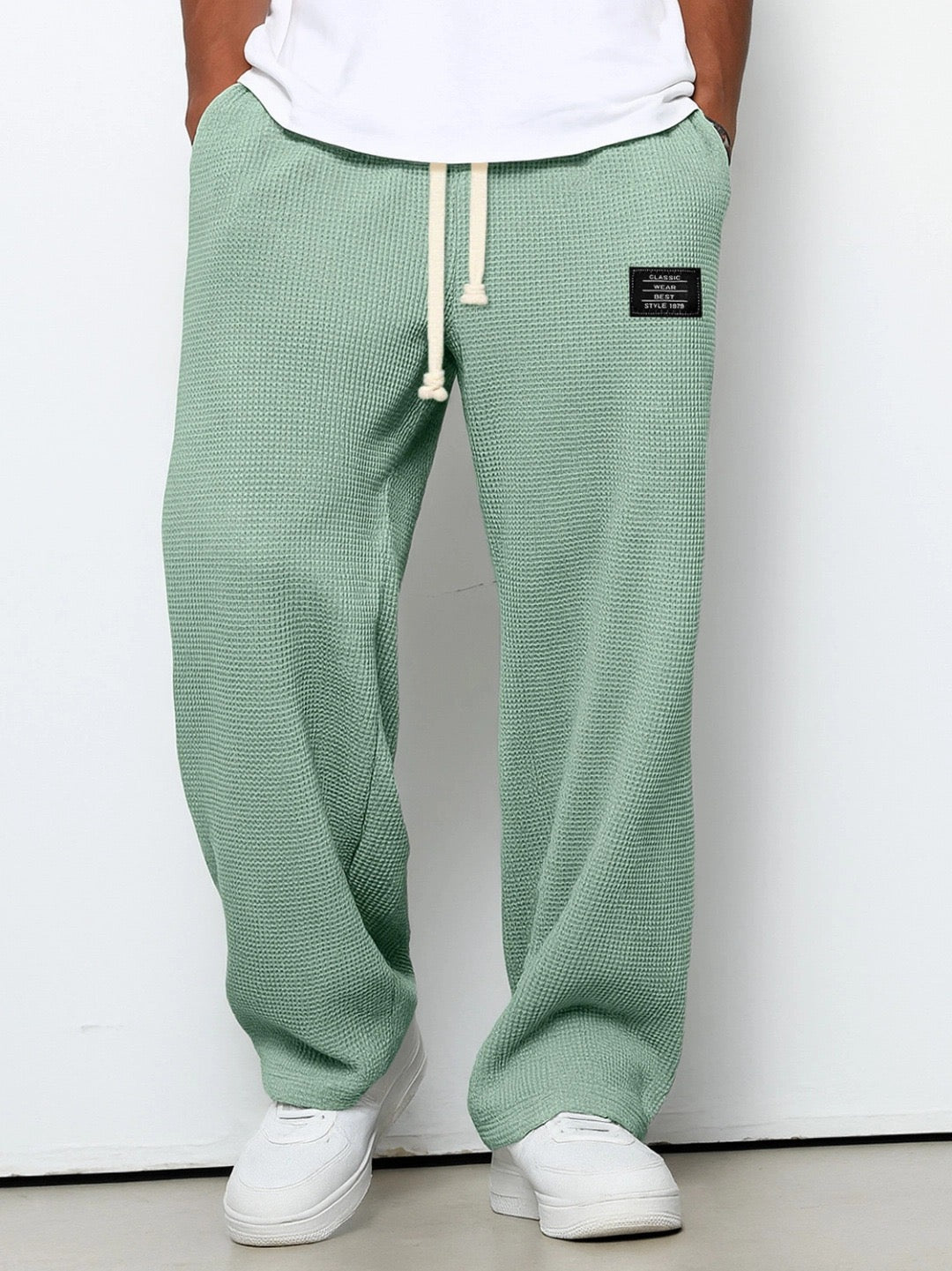 Jaxon - Men's Comfy Waffle Knit Lounge Trousers