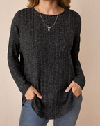 Jemima - Women's Casual Knitted Long Sleeve Shirts