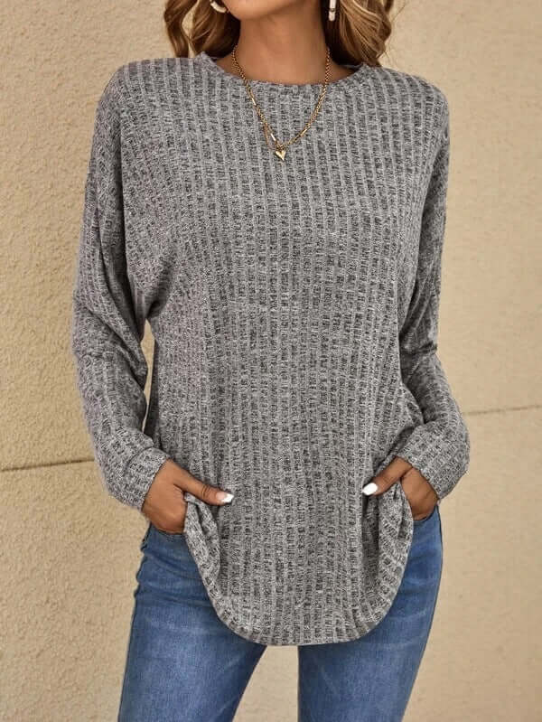 Jemima - Women's Casual Knitted Long Sleeve Shirts