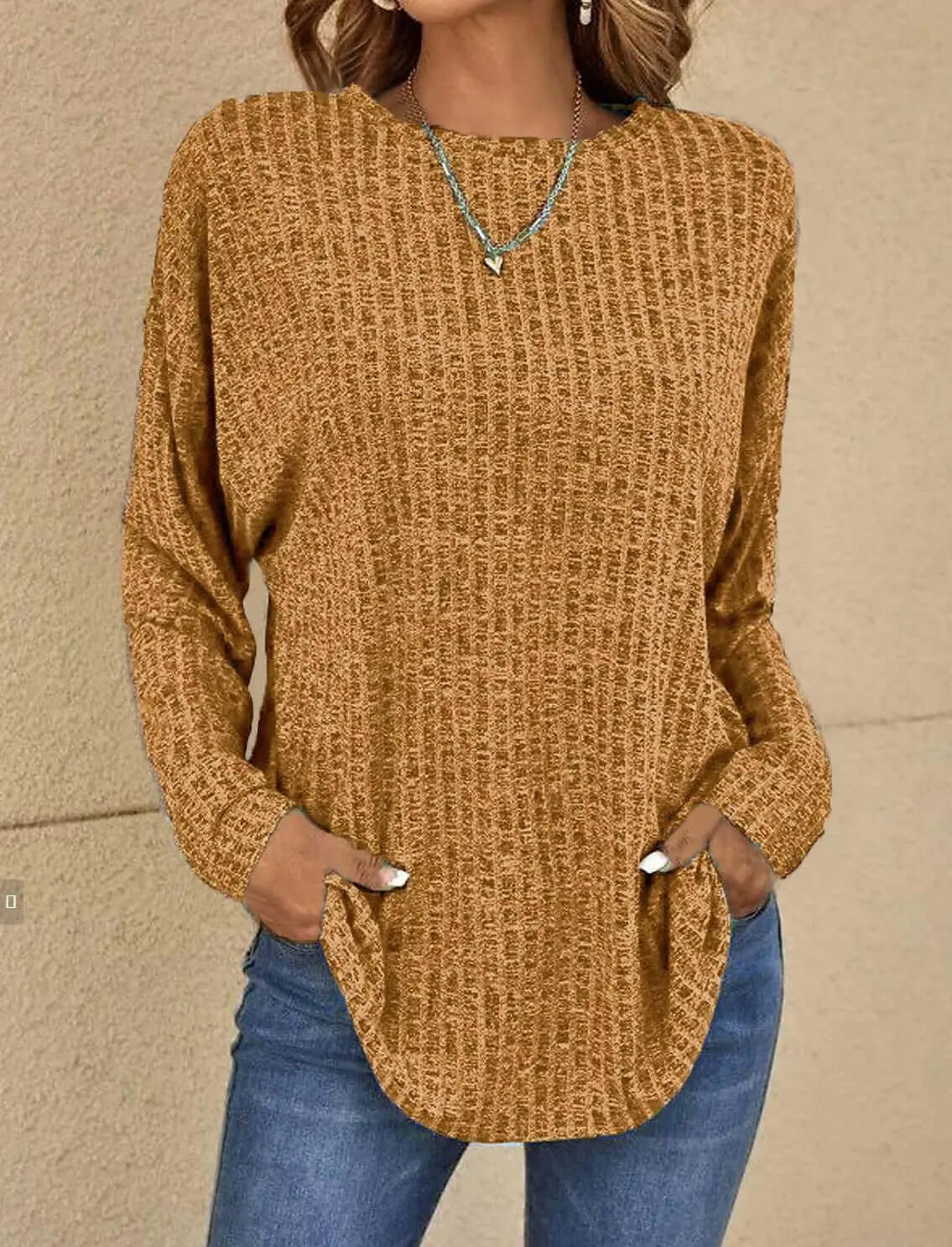 Jemima - Women's Casual Knitted Long Sleeve Shirts