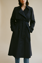 Jocelyn - Women's Chic Double-Breasted Trench Coat