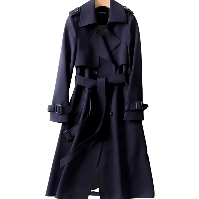 Jocelyn - Women's Chic Double-Breasted Trench Coat