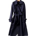 Jocelyn - Women's Chic Double-Breasted Trench Coat