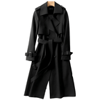 Jocelyn - Women's Chic Double-Breasted Trench Coat