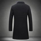 Jude - Men's Classic Long Trench Coat