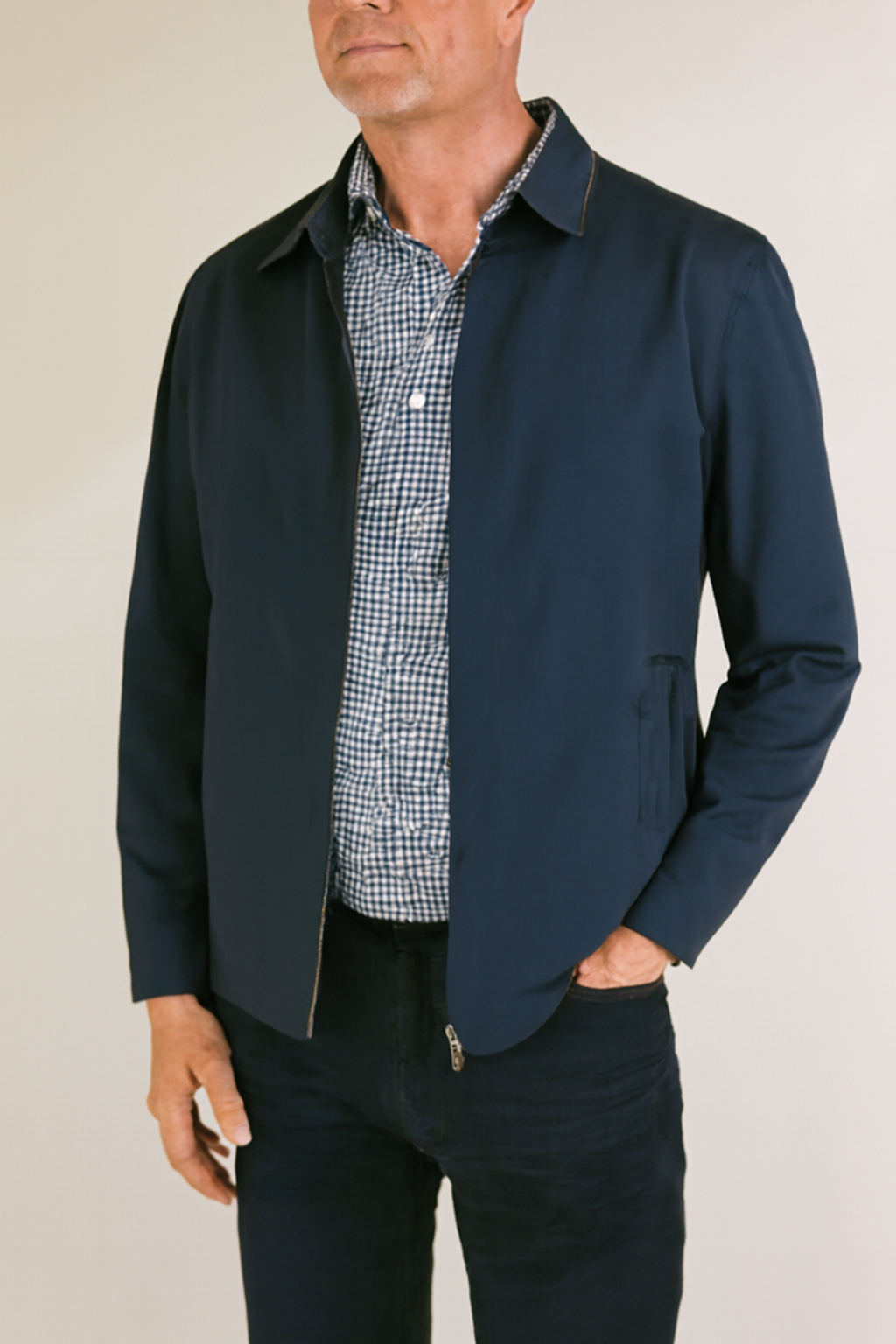 Jude - Men's Lightweight Zip-Up Coat