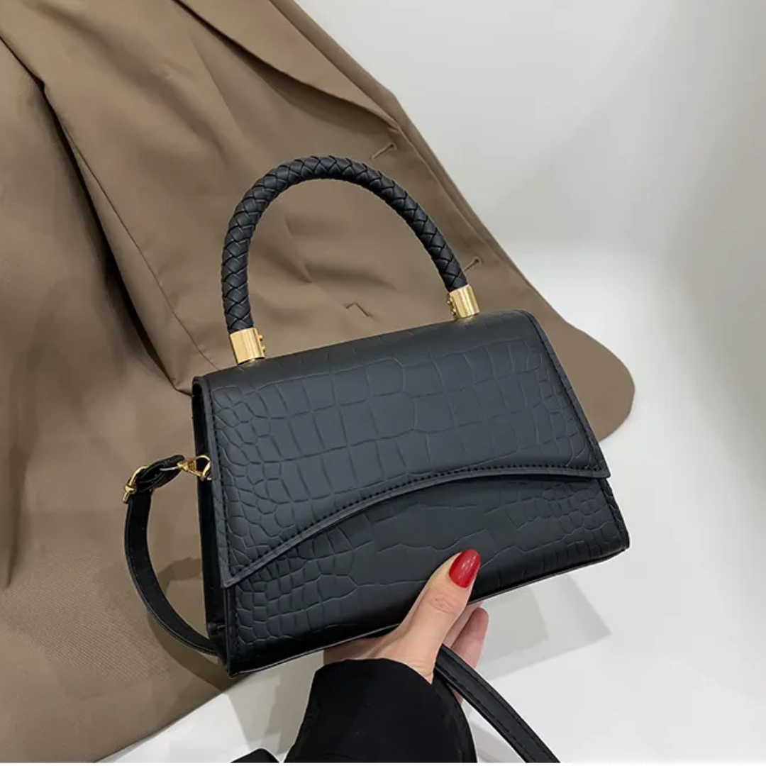 Juno - Women's Elegant Faux Croc Handbag