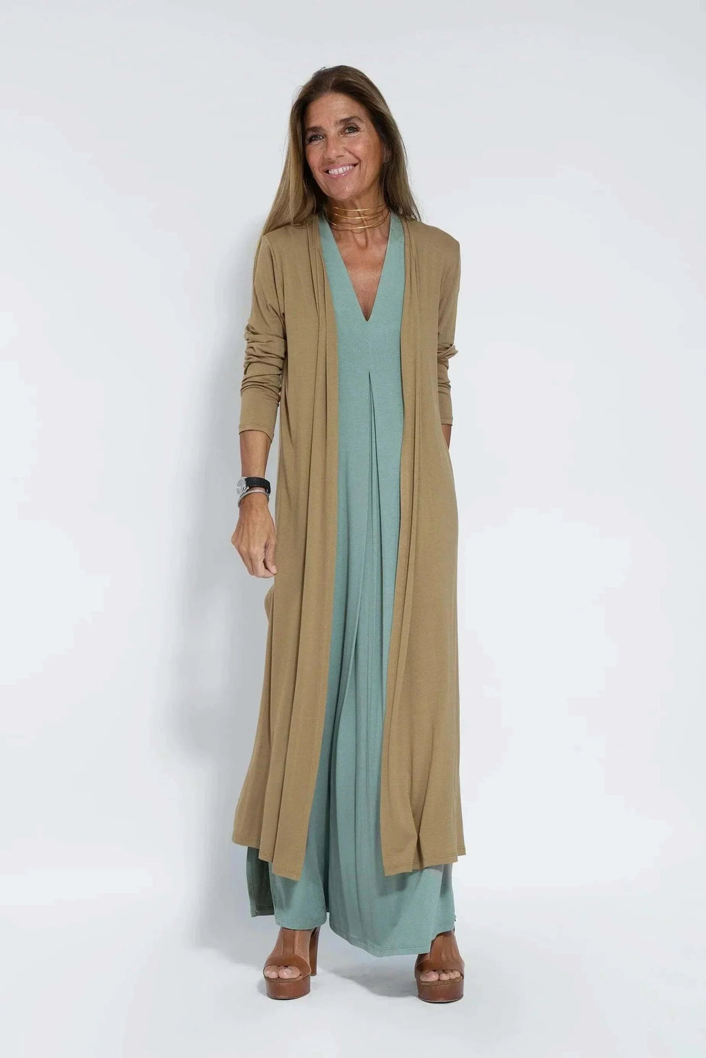 Juno | Women's Elegant Pleated Maxi Dress