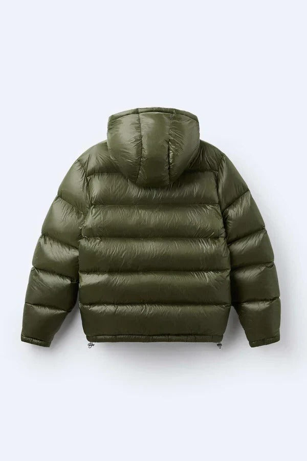 Kellan - Men's Black Olive Puffer Waterproof Jacket