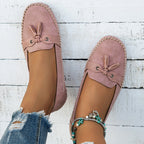 Lavinia - Women's Classic Loafers with Tassel Detail