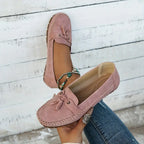 Lavinia - Women's Classic Loafers with Tassel Detail